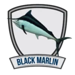 Black Marlin Button