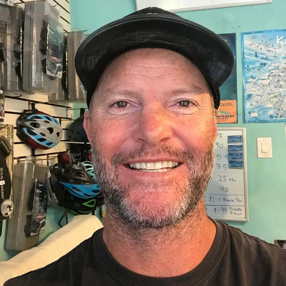 Captain Jeff smiling deep sea fishing charters Oahu Hawaii