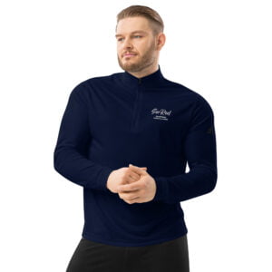 Sun Reel Deep Sea Fishing Quarter Zip pullover navy