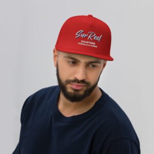 flat bill cap red front 6351d18b01a9b