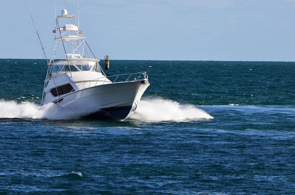 deep sea fishing boat in the open ocean private boat charter oahu hi honalulu hi 